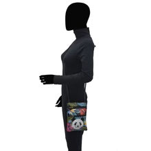 Load image into Gallery viewer, Aunschka Mini Double Zip Travel Crossbody Happy Panda