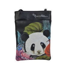 Load image into Gallery viewer, Aunschka Mini Double Zip Travel Crossbody Happy Panda