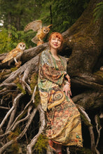 Load image into Gallery viewer, Market of Stars Woodland Wisdom Matinée Duster w/ Florals, Fox & Owl