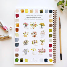 Load image into Gallery viewer, Emily Lex Studio Bouquets watercolor workbook
