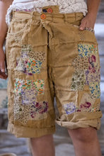 Load image into Gallery viewer, Magnolia Pearl Patchwork Miner Shorts