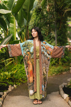 Load image into Gallery viewer, Market of Stars Secret Garden Opera Duster Kimono Robe w/ Swan, Fan