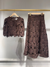 Load image into Gallery viewer, CHOKLATE PARIS Chloé set guipure top & skirt