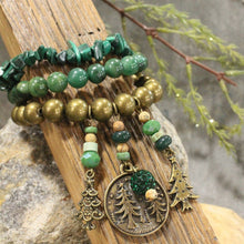 Load image into Gallery viewer, The Primitive Peddler Pine Patches Bracelet Set