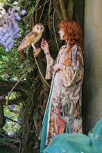 Load image into Gallery viewer, Market of Stars Lovelight Opera Duster Kimono Robe w/woodland deer & swallow