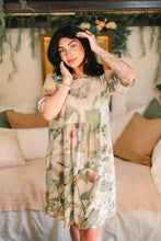 Load image into Gallery viewer, Market of Stars Fleur De Soleil Artist Dress Tunic w/ Pockets & Florals