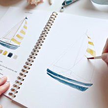 Load image into Gallery viewer, emily lex studio Seaside watercolor workbook