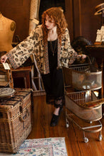 Load image into Gallery viewer, Market of Stars Curiosities Pixie Duster Crop Kimono w/ whimsical print