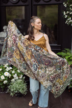 Load image into Gallery viewer, Market of Stars Love Grows Wild Floral Scarf with Bees