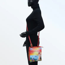 Load image into Gallery viewer, Anuschka Guiding Light Triple Comp Travel Organizer
