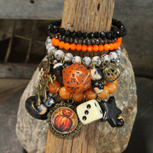 Load image into Gallery viewer, The Primitive Peddler TRICK or TREAT Charm'd Bracelet Set