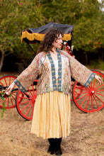 Load image into Gallery viewer, Market of Stars Love Revolution Pixie Crop Kimono w/ Sun, Horse & Florals