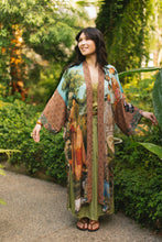 Load image into Gallery viewer, Market of Stars Secret Garden Opera Duster Kimono Robe w/ Swan, Fan