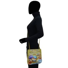 Load image into Gallery viewer, Slim Crossbody With Front Zip Gift of the Sea