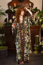 Load image into Gallery viewer, Market of Stars Fleur De Lune Opera Duster Kimono Robe w/ Florals & Bees