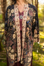 Load image into Gallery viewer, Market of Stars Lionheart Matinée Duster w/ florals & Narnia inspired print
