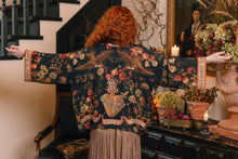 Load image into Gallery viewer, Market of Stars Heart of Gold Pixie Duster Crop Kimono w/ Sacred Heart