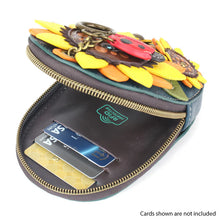 Load image into Gallery viewer, Chala Mini Coin Purse Sunflower
