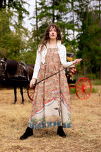 Load image into Gallery viewer, Market of Stars Love Revolution Bohéme Slip Dress w/ Sun, Horse & Florals