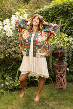 Load image into Gallery viewer, Market of Stars Stay Gold Pixie Duster Cropped Kimono w/ Rabbits and Bees