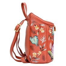 Load image into Gallery viewer, Anuschka Bucket Backpack Crimson Garden