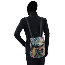 Load image into Gallery viewer, Anuschka Bucket Backpack Jungle Queen