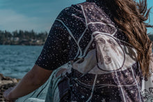 Load image into Gallery viewer, Market of Stars Moonstruck Bohemian Goddess Starduster Kimono w/ Waves