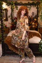 Load image into Gallery viewer, Market of Stars Golden Hour Artist Dress Tunic w/ Pockets & Floral Print