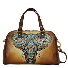 Load image into Gallery viewer, Anuschka Wide Organizer Satchel