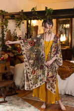 Load image into Gallery viewer, Market of Stars Golden Hour Goddess Duster Kimono w/ Floral Print