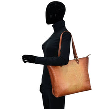 Load image into Gallery viewer, Anuschka Large Zip Top Tote