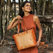 Load image into Gallery viewer, Anuschka Large Zip Top Tote
