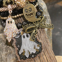 Load image into Gallery viewer, The Primitive Peddler Ghostly BOO Charm'd Bracelet Set