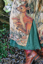 Load image into Gallery viewer, Market of Stars Lovelight Opera Duster Kimono Robe w/woodland deer & swallow