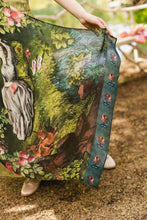 Load image into Gallery viewer, Market of Stars The Daydreamer Scarf with Sleeping Beauty, Roses & Rabbits