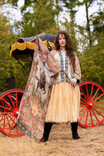 Load image into Gallery viewer, Market of Stars Love Revolution Pixie Crop Kimono w/ Sun, Horse & Florals