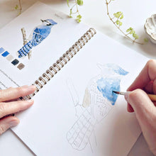Load image into Gallery viewer, Emily Lex Studio Birds watercolor workbook