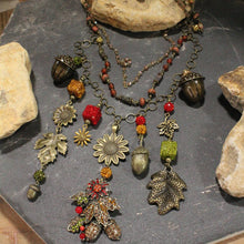 Load image into Gallery viewer, The Primitive Peddler Color Explosion Charm'd Necklace