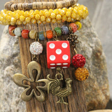 Load image into Gallery viewer, The Primitive Peddler A Sunny Kind Of Day Bracelet Set