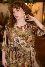 Load image into Gallery viewer, Market of Stars Golden Hour Artist Dress Tunic w/ Pockets & Floral Print