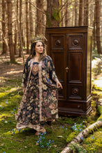 Load image into Gallery viewer, Market of Stars Lionheart Bohéme Slip Dress w/ botanicals & Narnia print