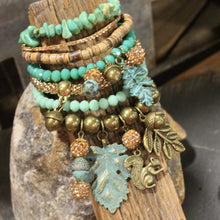 Load image into Gallery viewer, The Primitive Peddler Just A Bit Squirrely Charm'd Bracelet Set