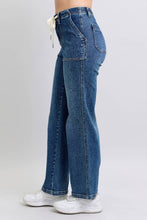 Load image into Gallery viewer, Judy Blue Jeans HW Drawstring Wide