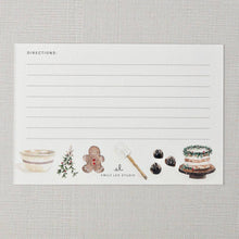 Load image into Gallery viewer, Emily Lex Studio Christmas baking recipe cards