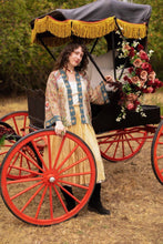 Load image into Gallery viewer, Market of Stars Love Revolution Pixie Crop Kimono w/ Sun, Horse & Florals