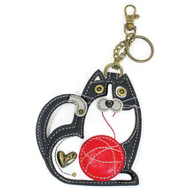 Load image into Gallery viewer, Chala Coin Purse/Key Fob Fat Cat