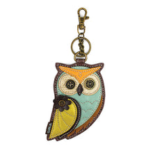 Load image into Gallery viewer, Chala Coin Purse/Key Fob Owl A