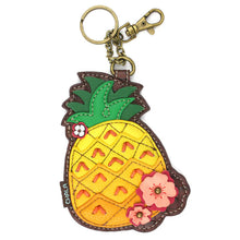 Load image into Gallery viewer, Chala Coin Purse/Key Fob Pineapple