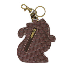 Load image into Gallery viewer, Chala Coin Purse/Key Fob Grey Tabby Cat