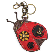 Load image into Gallery viewer, Chala Coin Purse/Key Fob Ladybug